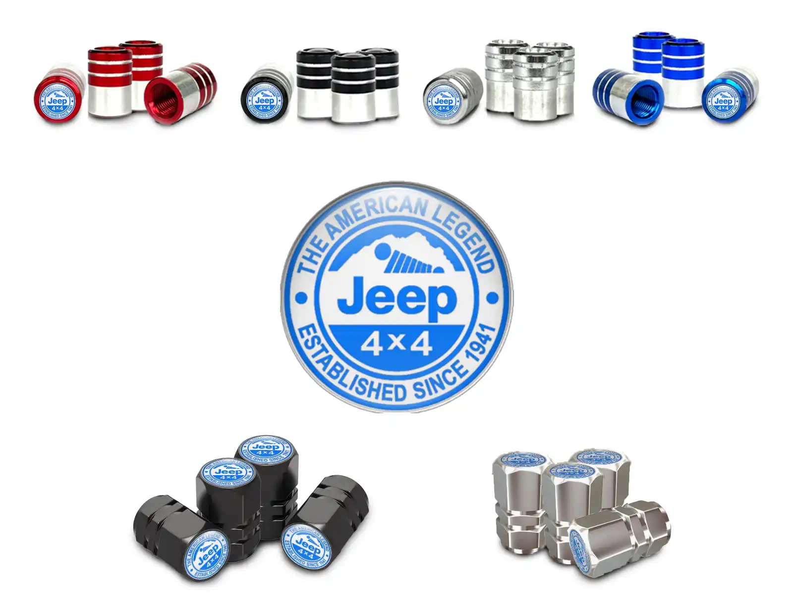 Jeep Capsules De Valve Jantes SUV Design Luxe